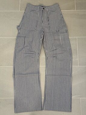 Lioness Navy & White Striped Pants